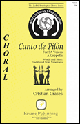 Canto de Pilon Two-Part choral sheet music cover